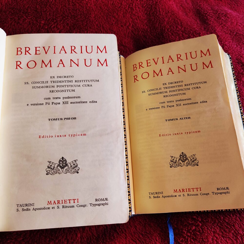 Breviarium Romanum ex Decreto Ss. Concilii Tridentini (...) (2 tomy) [1961] (4)
