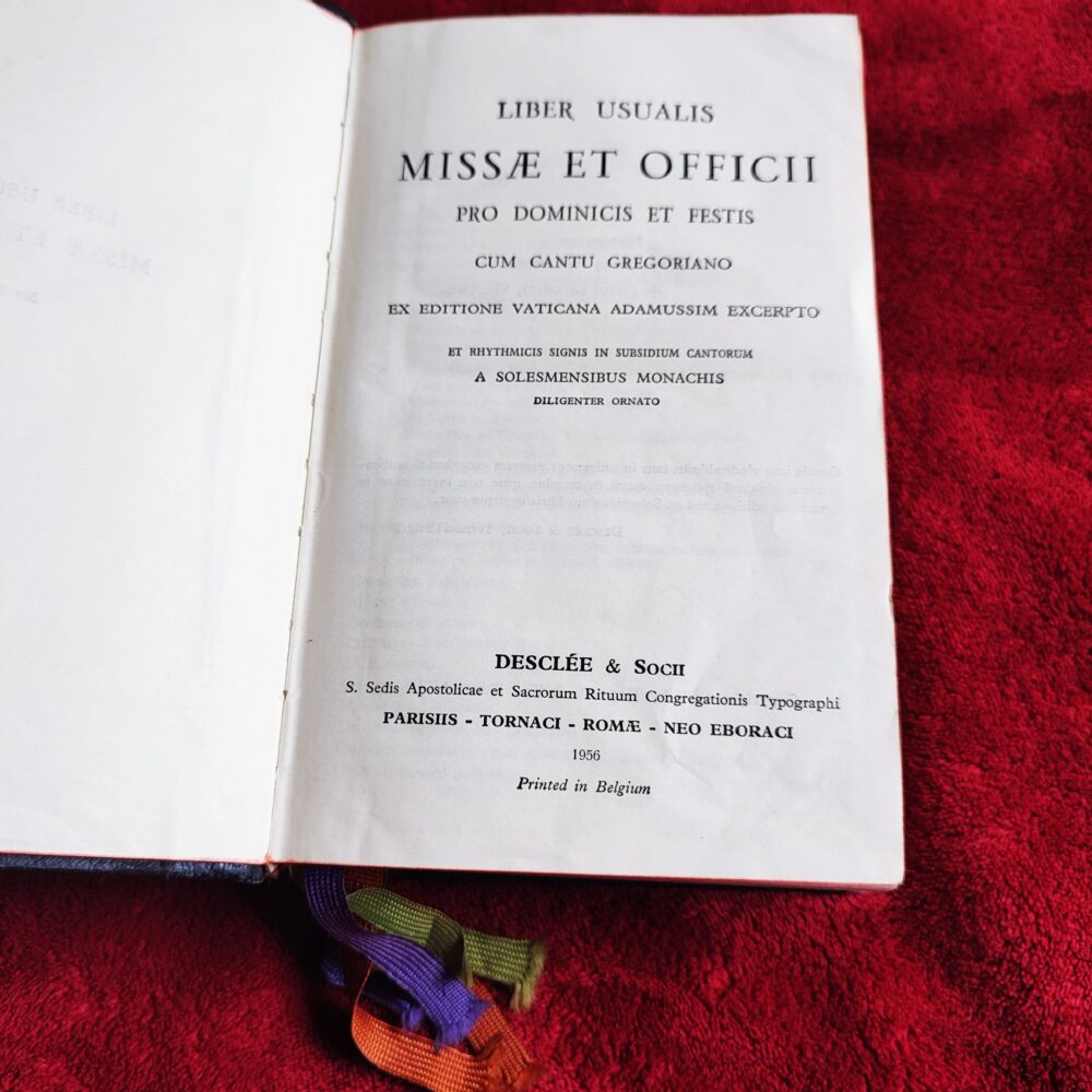 Liber Usualis Missae et Officii [1956]