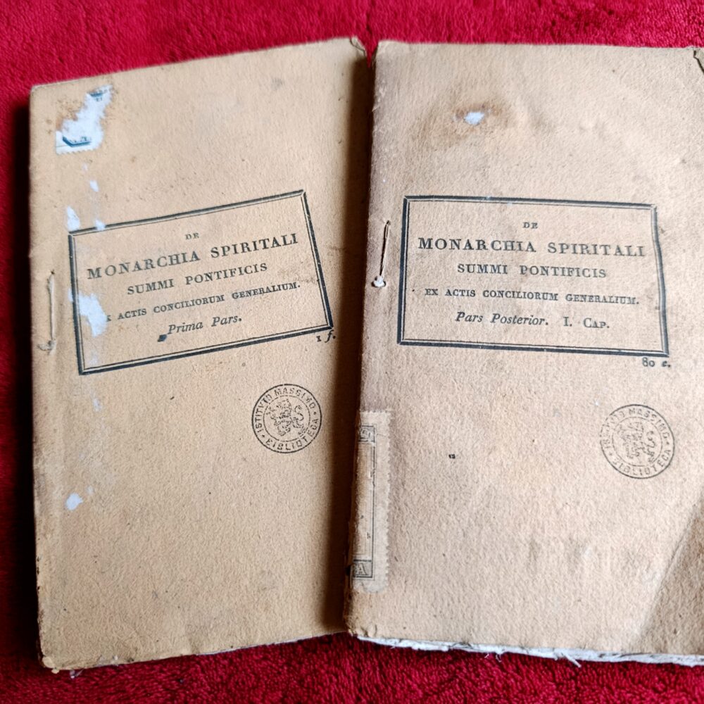 De monarchia spiritali Summi Pontificis ex actis Conciliorum Generalium (2 t.) [1827-1828]