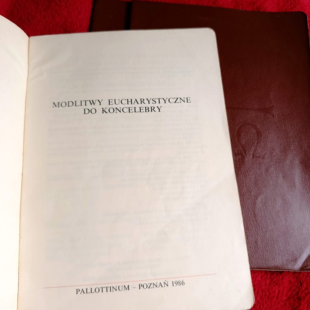 Modlitwy Eucharystyczne do koncelebry [1986]