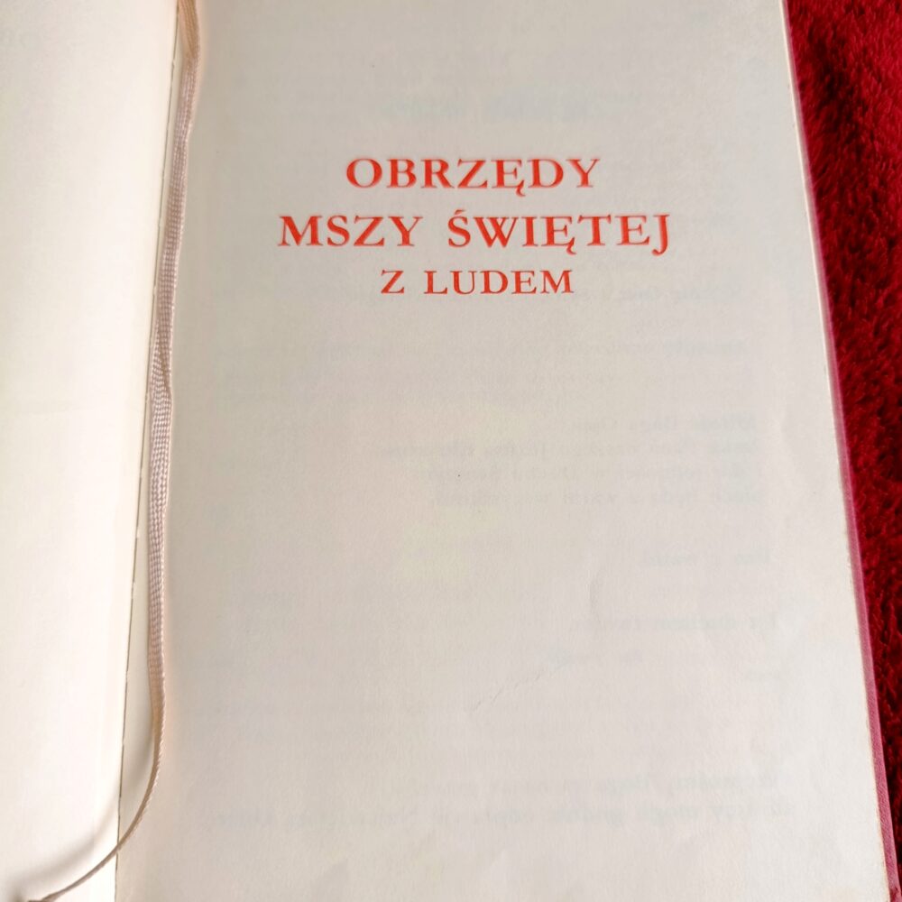 Obrzędy Mszy świętej z ludem [1978]