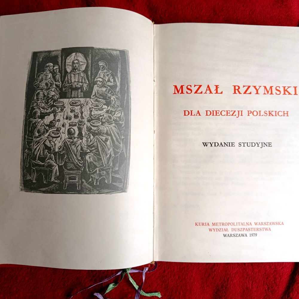 Mszał Rzymski dla diecezji polskich. Wydanie studyjne [1979]