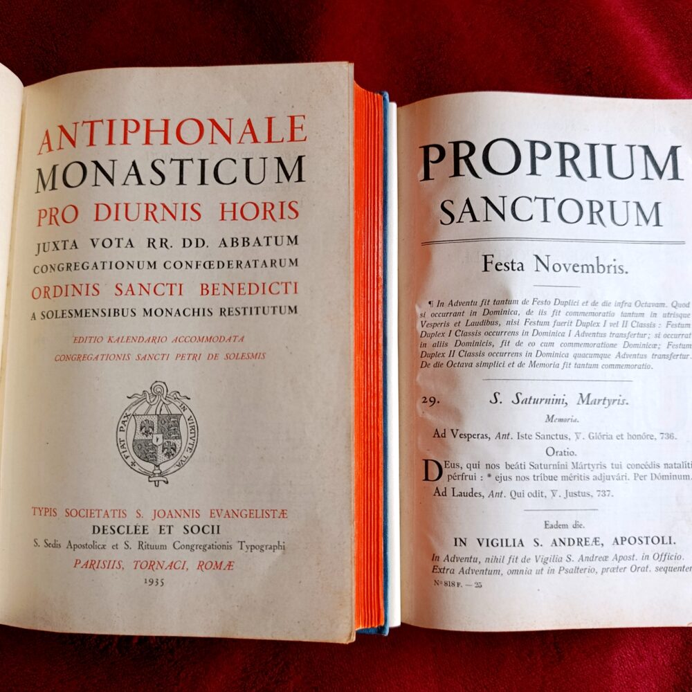 Antiphonale Monasticum pro diurnis horis (...) Ordinis Sancti Benedicti (...) (2 t.) [1935]