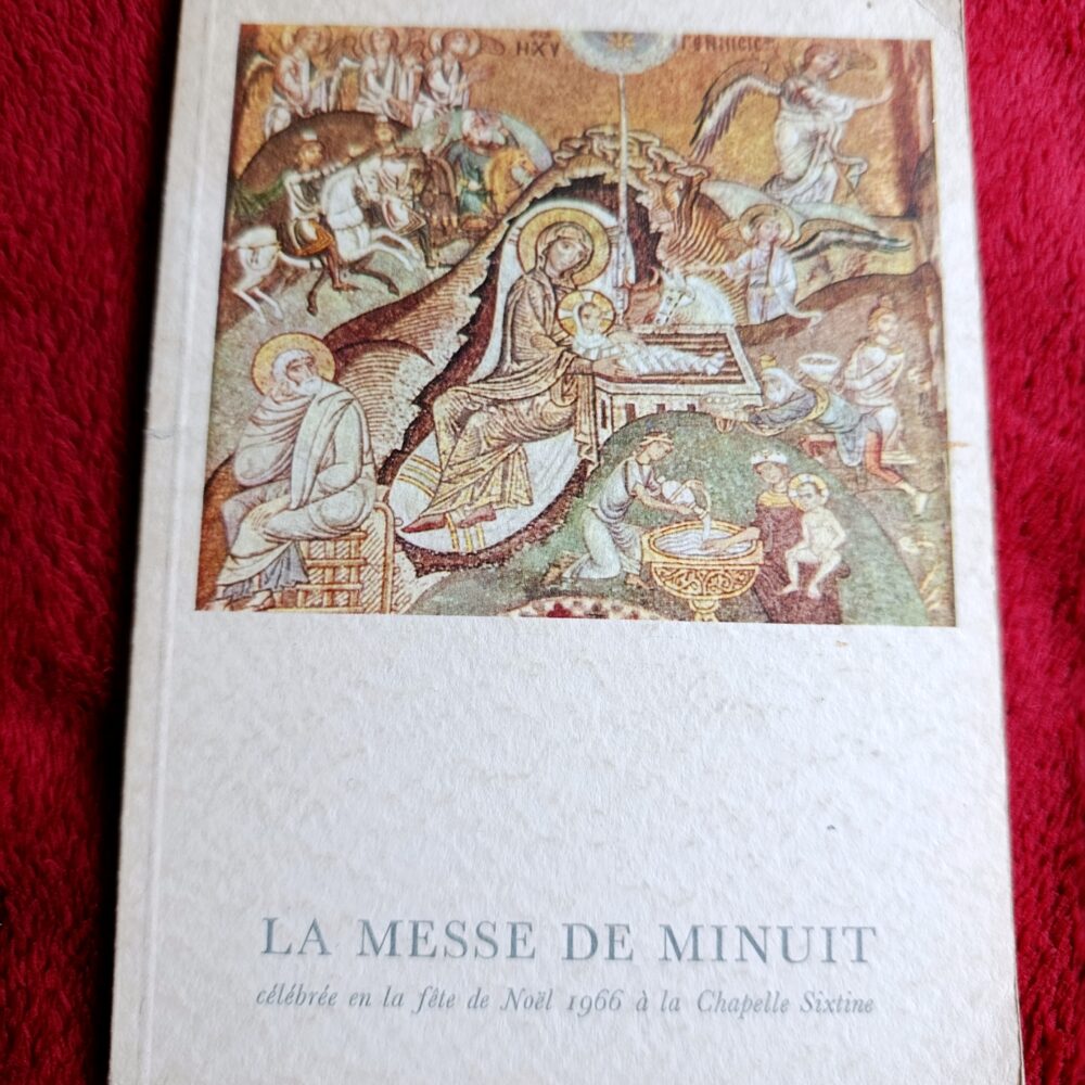 La Messe de miniuit célébrée en la fête de Noël 1966 à la Chapelle Sixtine
