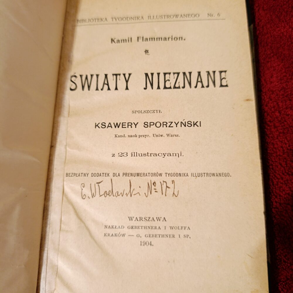 Kamil Flammarion, "Światy nieznane" [1904]
