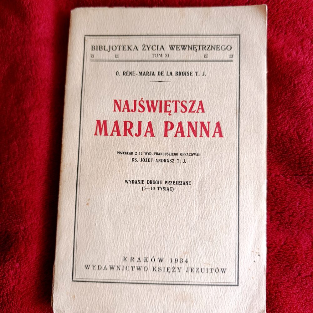 O. Réné-Marja de la Broise T. J., "Najświętsza Marja Panna" [1934] (2)