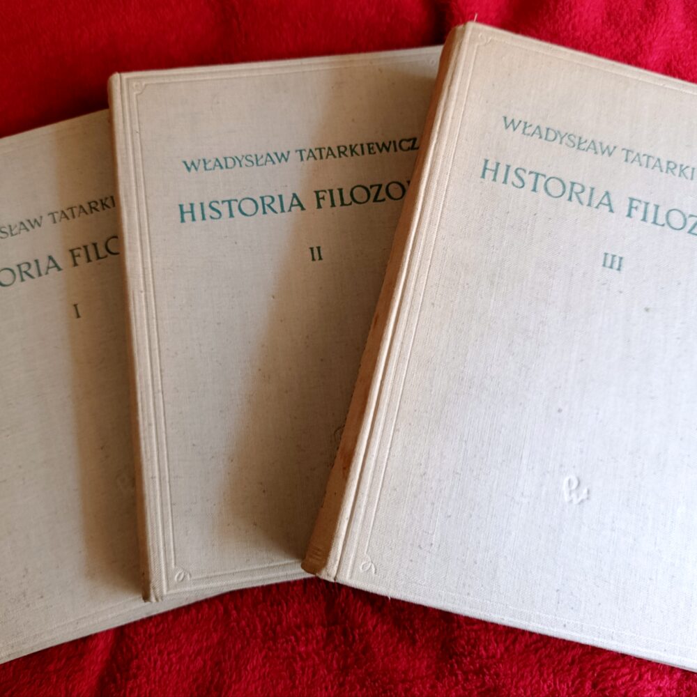 Władysław Tatarkiewicz, "Historia filozofii" (3 t.) [1958]