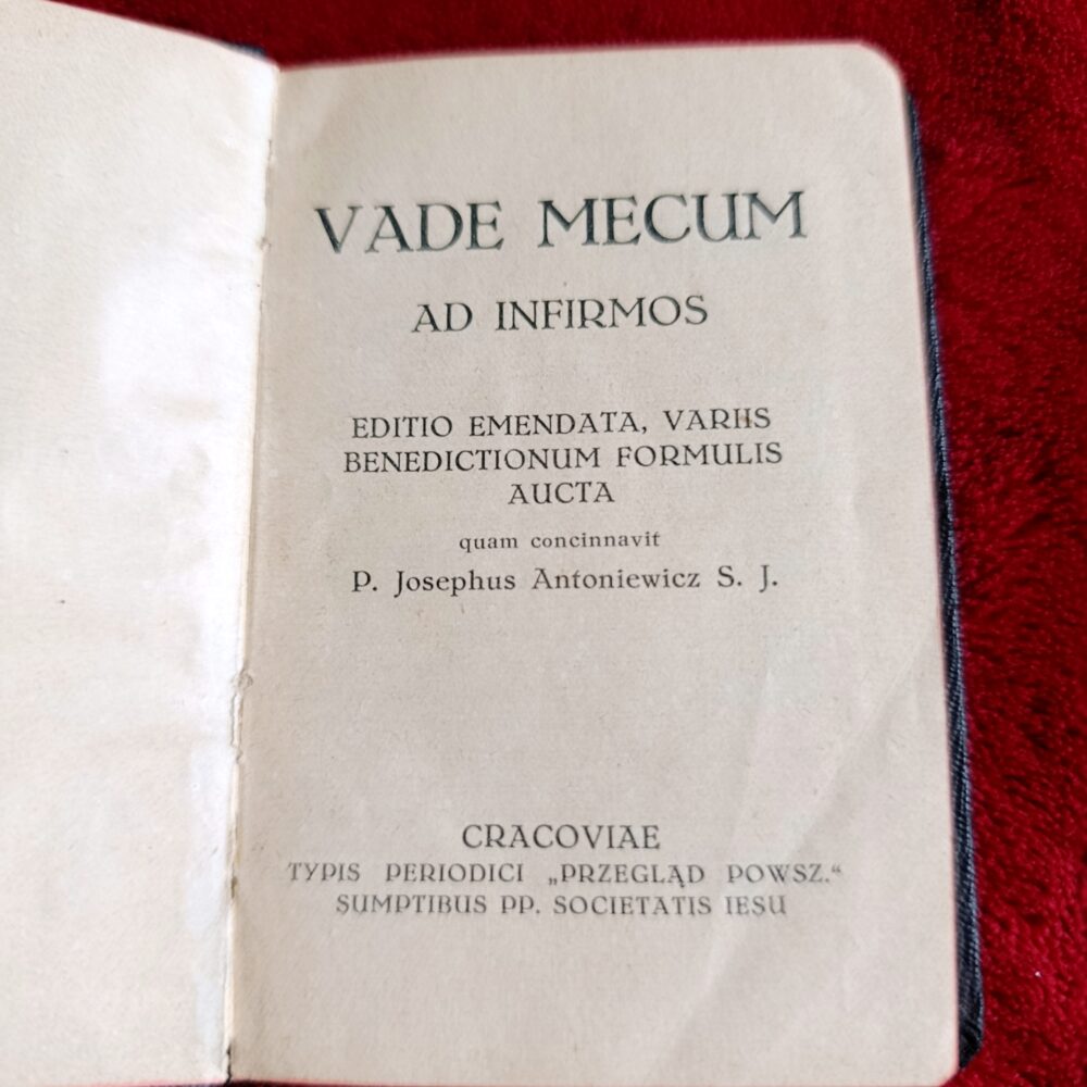 Vade mecum ad infirmos [1923]