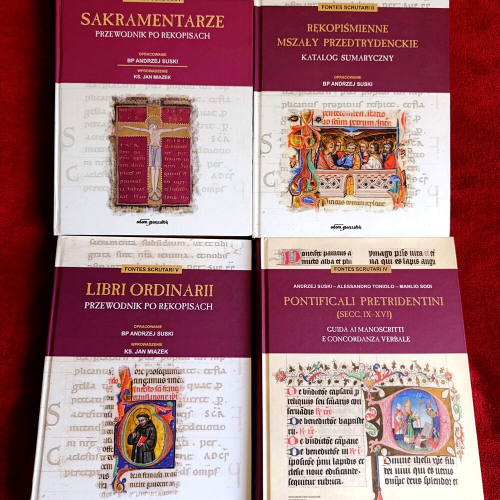 Zestaw opracowań bp Andrzeja Suskiego o rękopisach liturgicznych