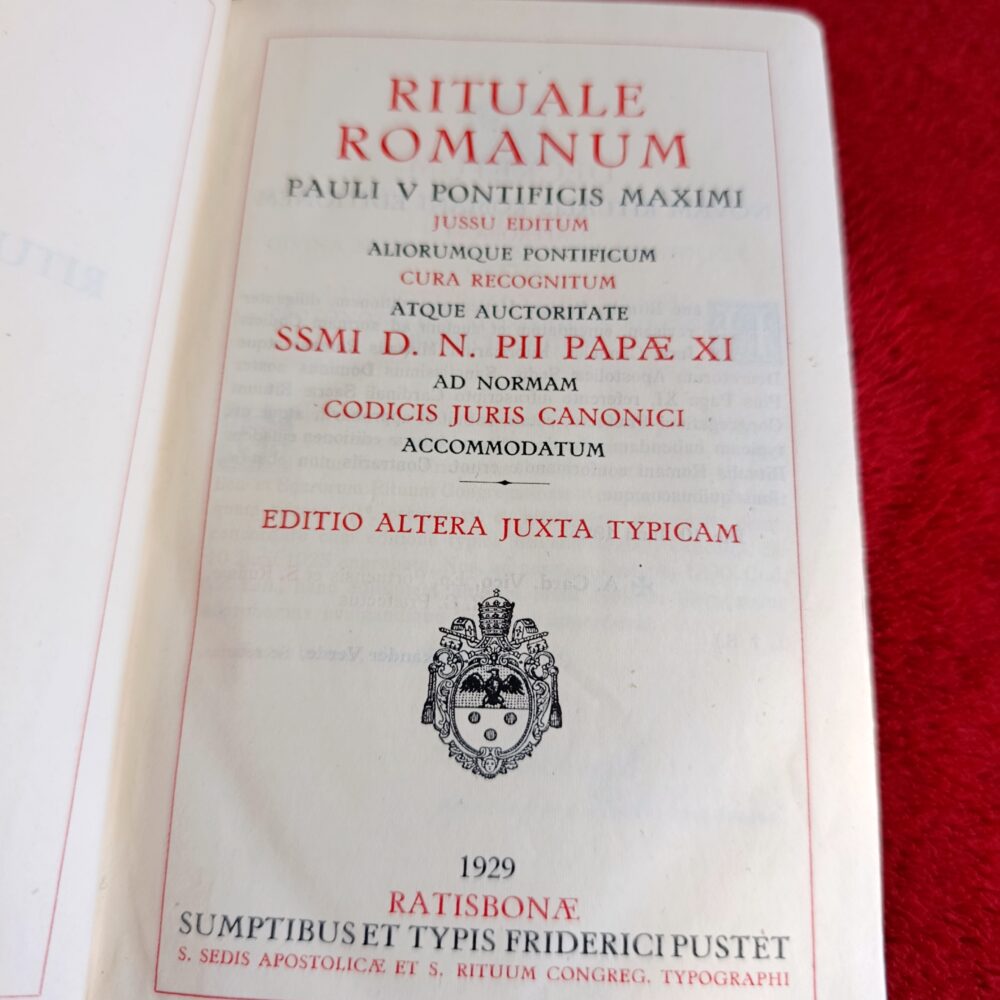 Rituale Romanum + Appendix (...) pro Dioecesi Wratislaviensi + Supplementum Rituum (...) pro iis parochiis Dioecesis Wratislaviensis [1929] (2)