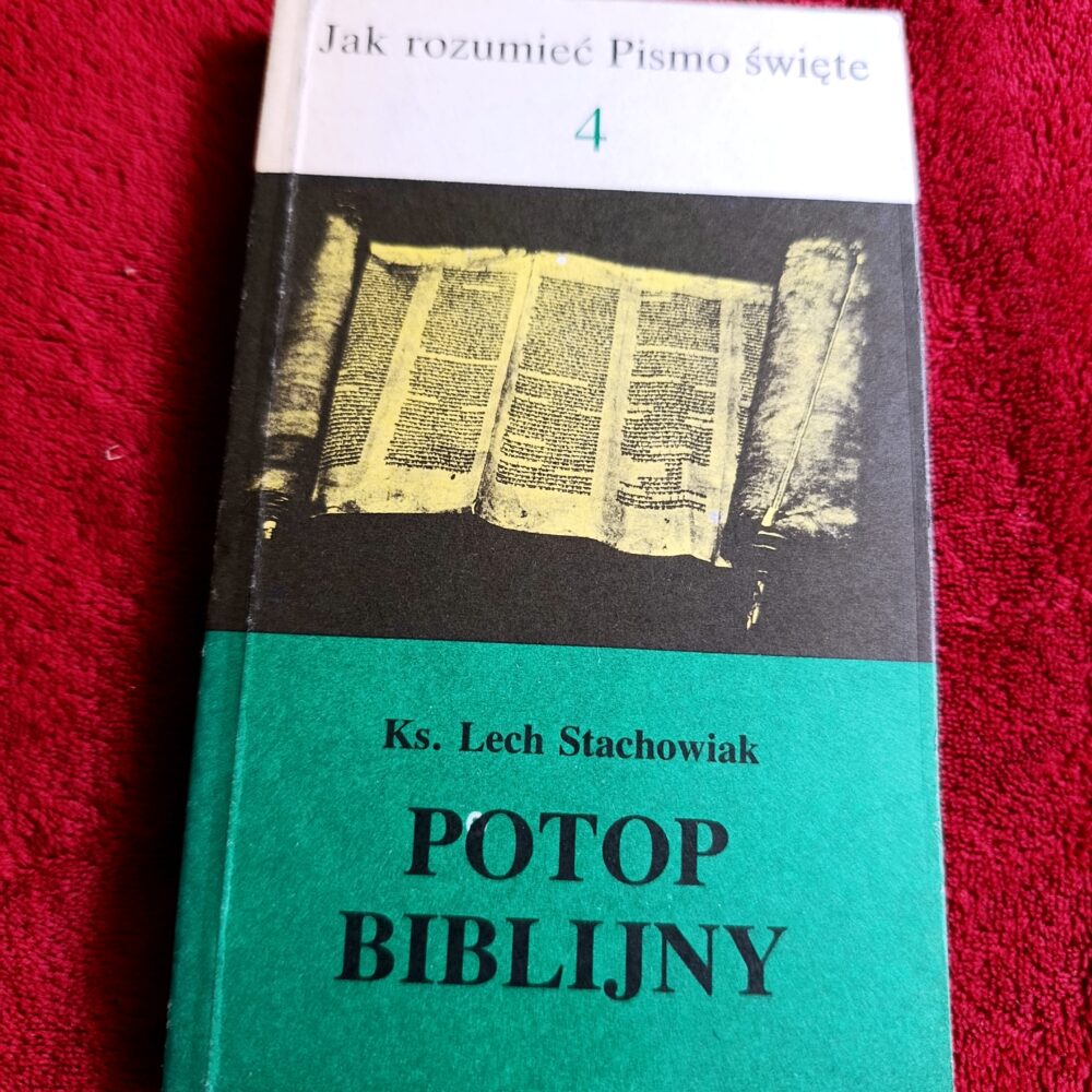 Ks. Lech Stachowiak, "Potop biblijny. Tworzywo literackie, treść opowiadania, teologia" [1988]
