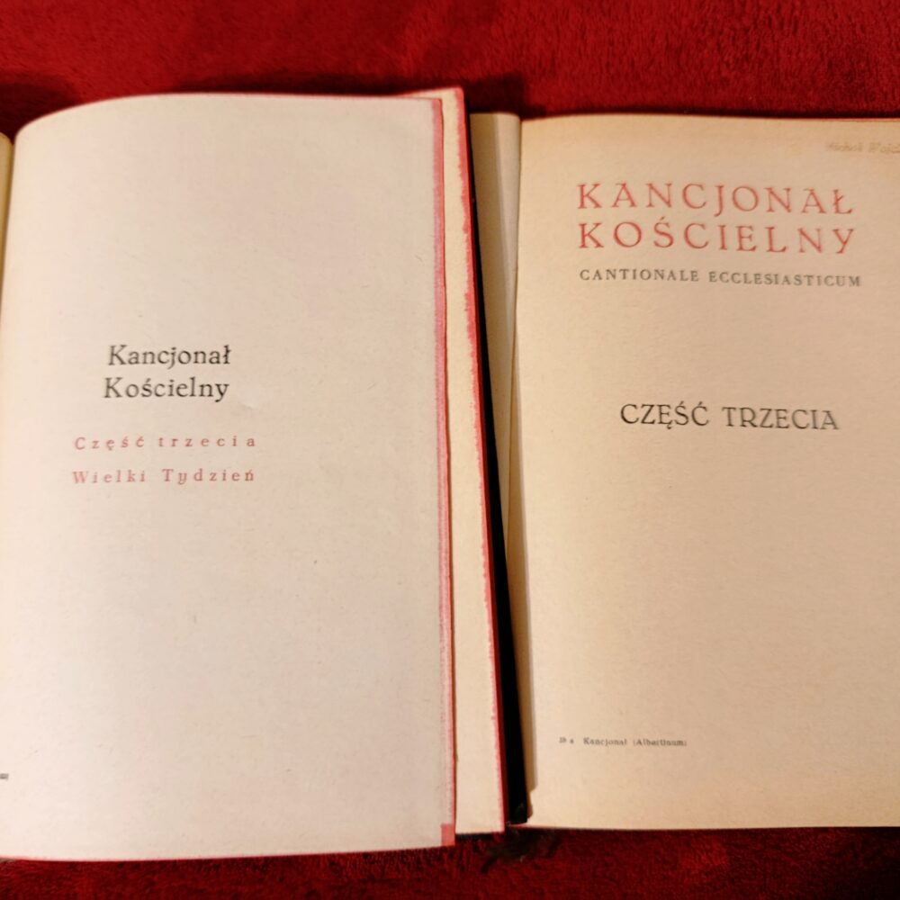 Ks. Gerard Mizgalski, "Kancjonał Kościelny z uwzględnieniem Rytuału Polskiego" (cz. III) [1954]