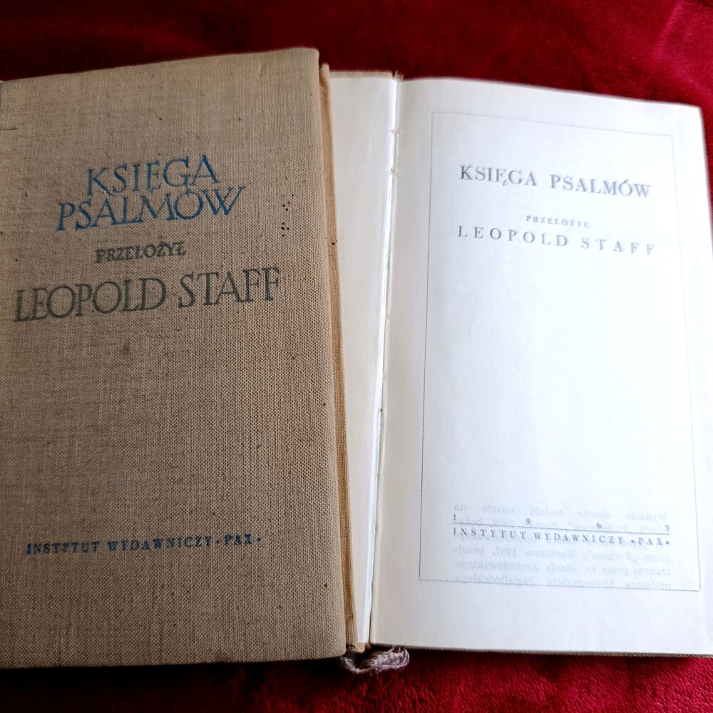Leopold Staff (tłum.), "Księga Psalmów" [1963]