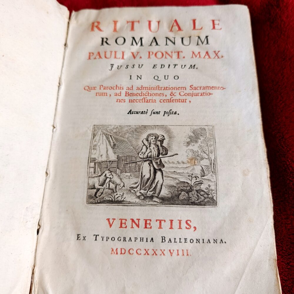 Rituale Romanum ("Rytuał Rzymski") [1738] [STARODRUK]