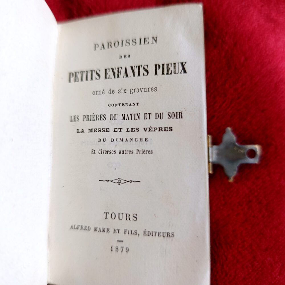 Paroissien des petits enfants pieux (...) ("Modlitewnik dla pobożnych dzieci") [1879]