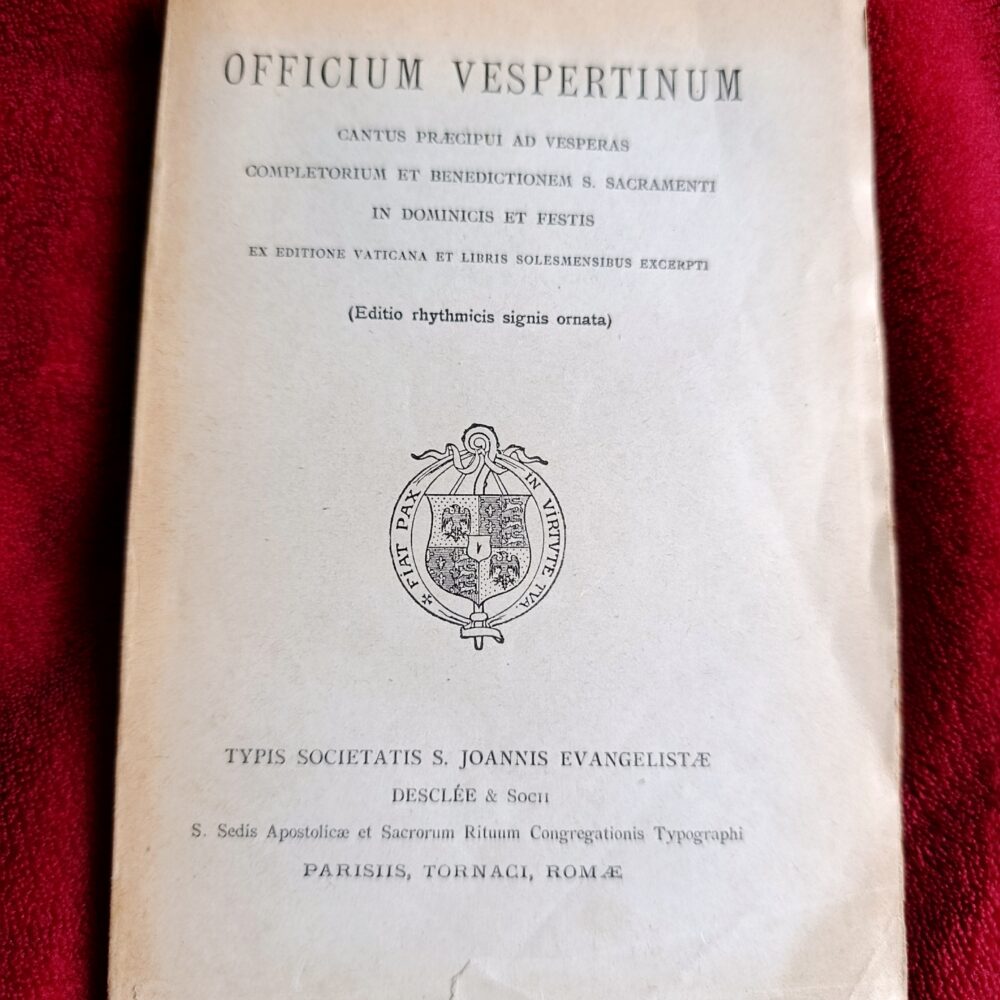 Officium Vespertinum [1920]