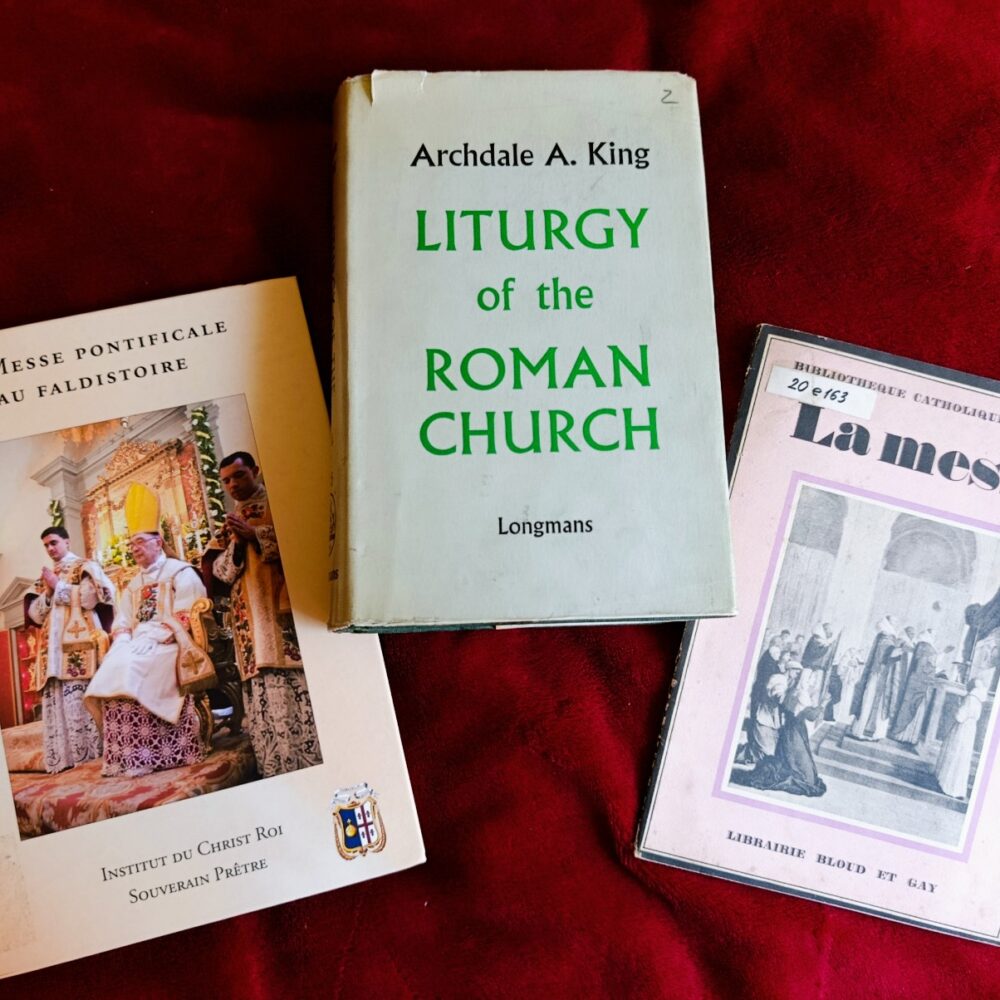 Zestaw książek o liturgii rzymskiej