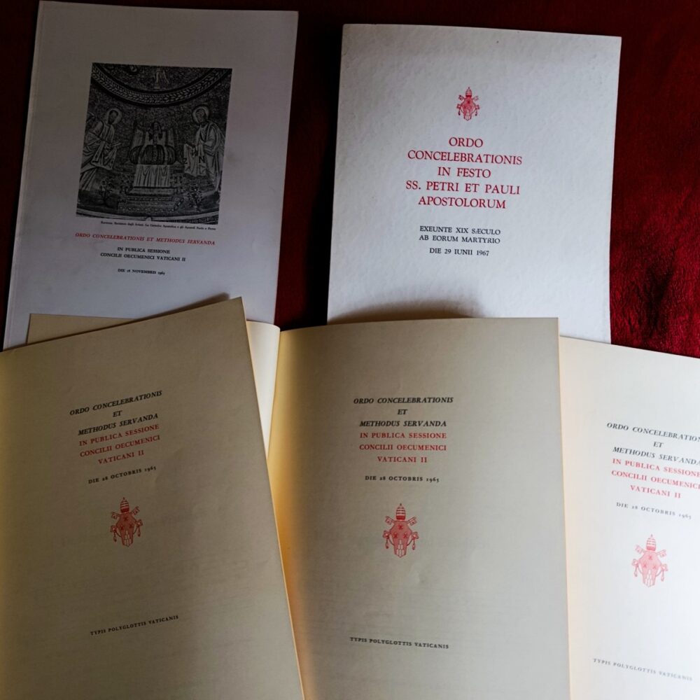 Zestaw oficjalnych papieskich ksiąg liturgicznych