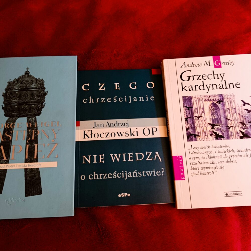 Zestaw 3 książek o chrześcijaństwie i Kościele