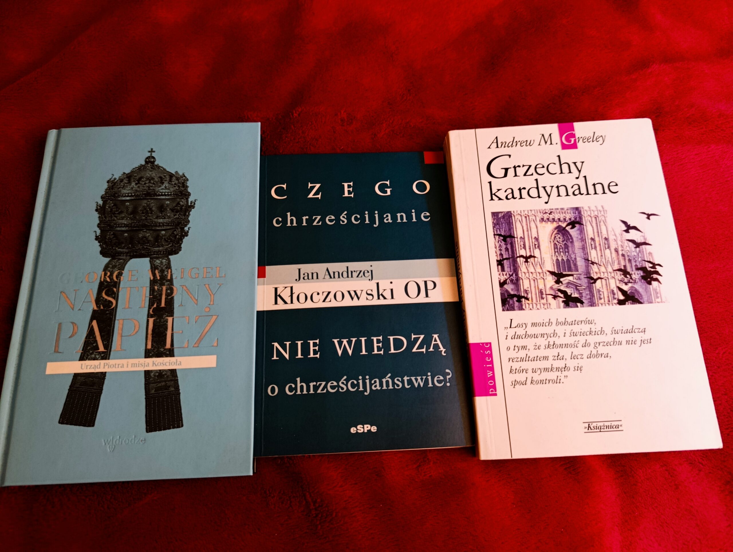 Zestaw 3 książek o chrześcijaństwie i Kościele