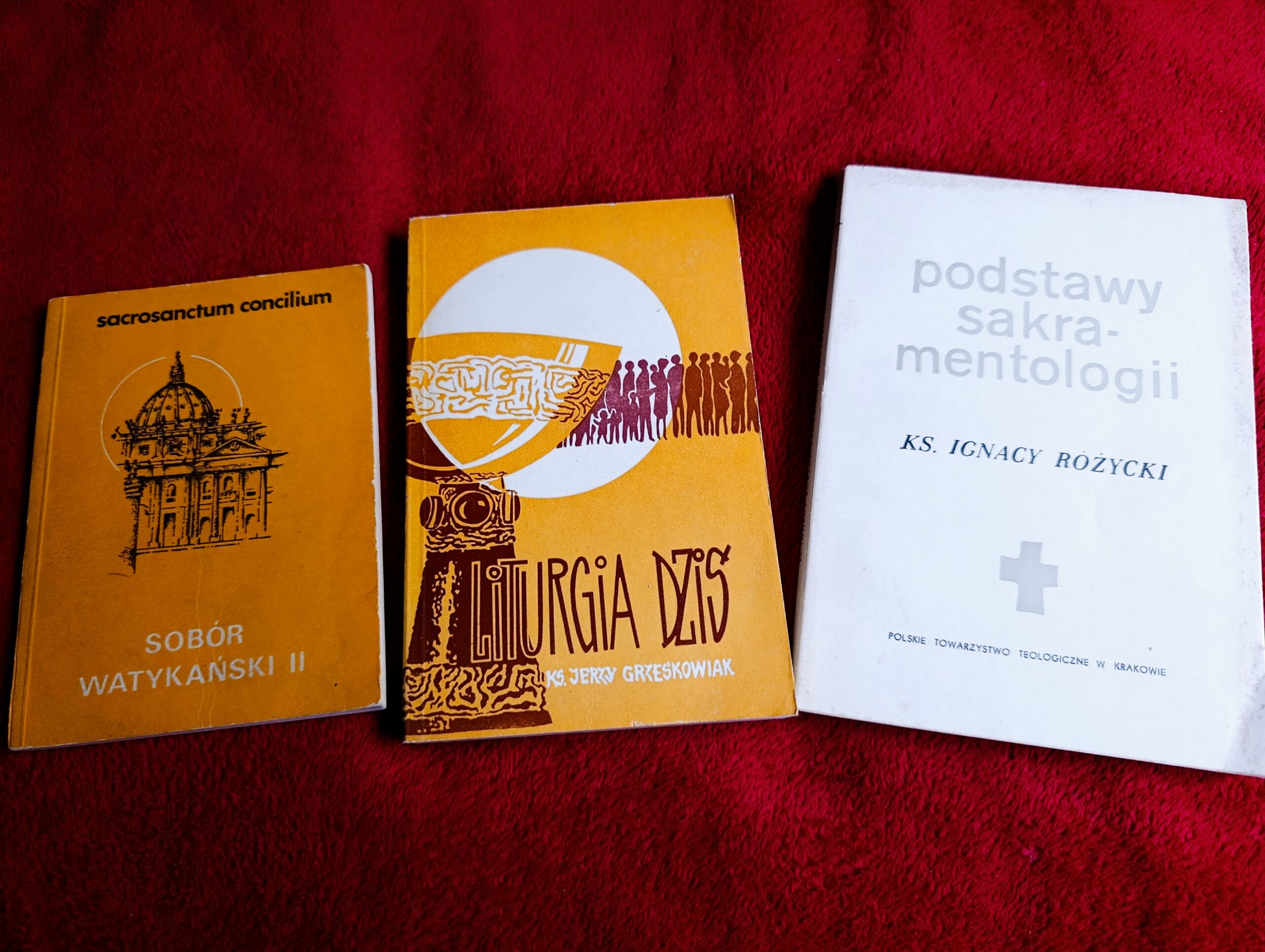 Zestaw książek o liturgii