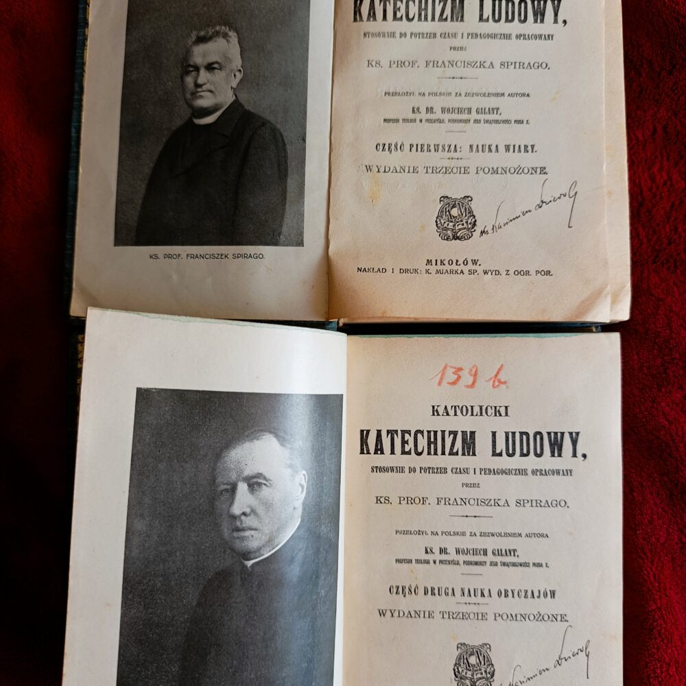 Ks. Prof. Franciszek Spirago, "Katolicki katechizm ludowy" (2 t.) [1927]