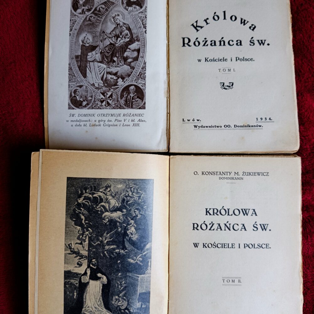 O. Konstanty M. Żukiewicz OP, "Królowa Różańca św. w Kościele i w Polsce" (2 t.) [1934-1935]