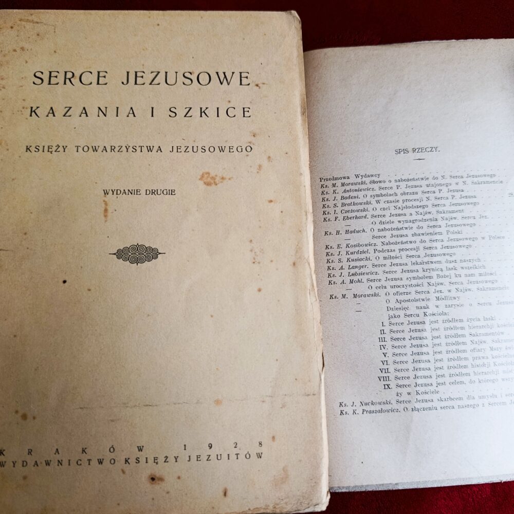 Serce Jezusowe. Kazania i szkice księży Towarzystwa Jezusowego [1928]