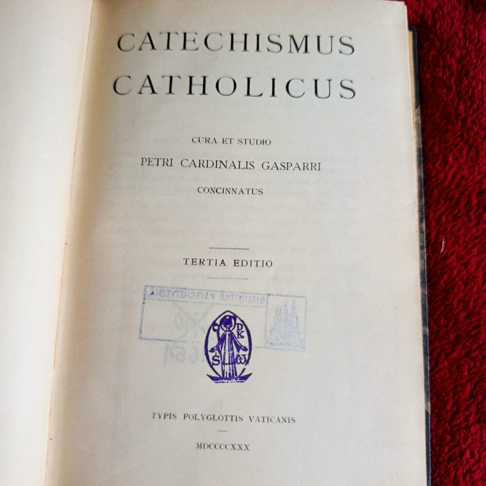 Petrus Card. Gasparri, "Catechismus Catholicus" [1930]