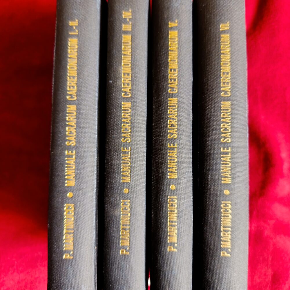 Pius Martinucci, "Manuale sacrarum caeremoniarum in libros octo digestum" (6 t.) [1879-1880]