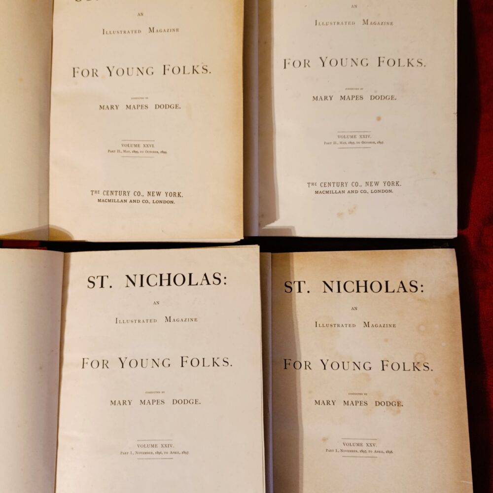 Mary Mapes Dodge, "St. Nicholas: An Illustraded Magazine for Young Folks" [1896-1899]
