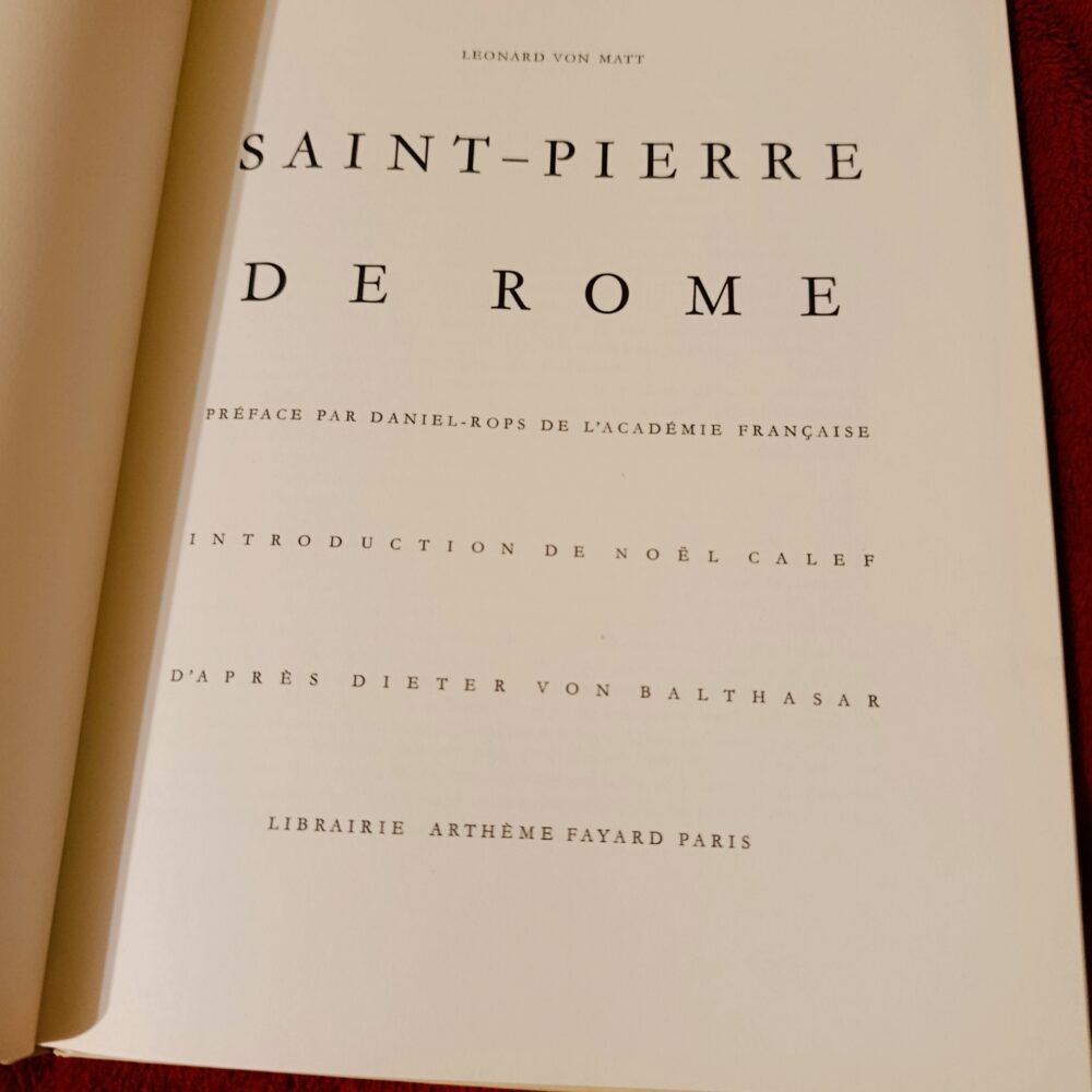 Leonard von Matt, "Saint-Pierre de Rome" [1959]
