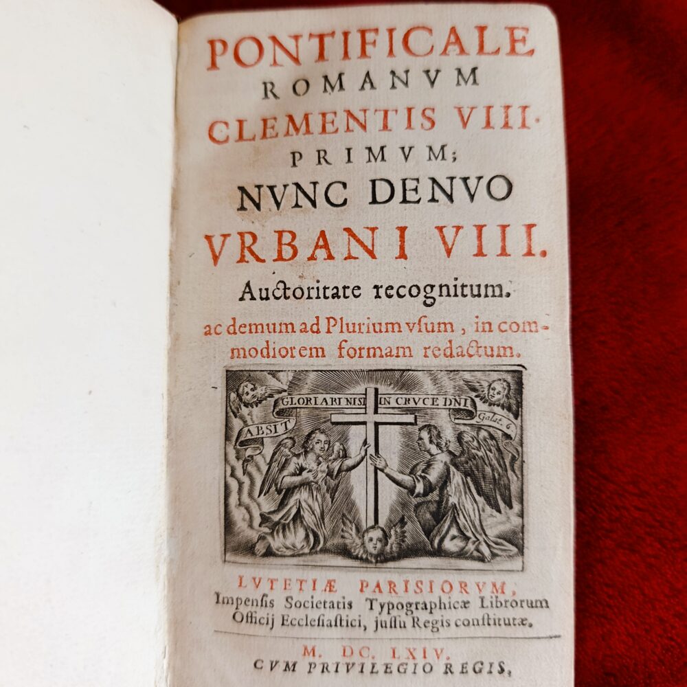 Pontificale Romanum [1664] [STARODRUK]