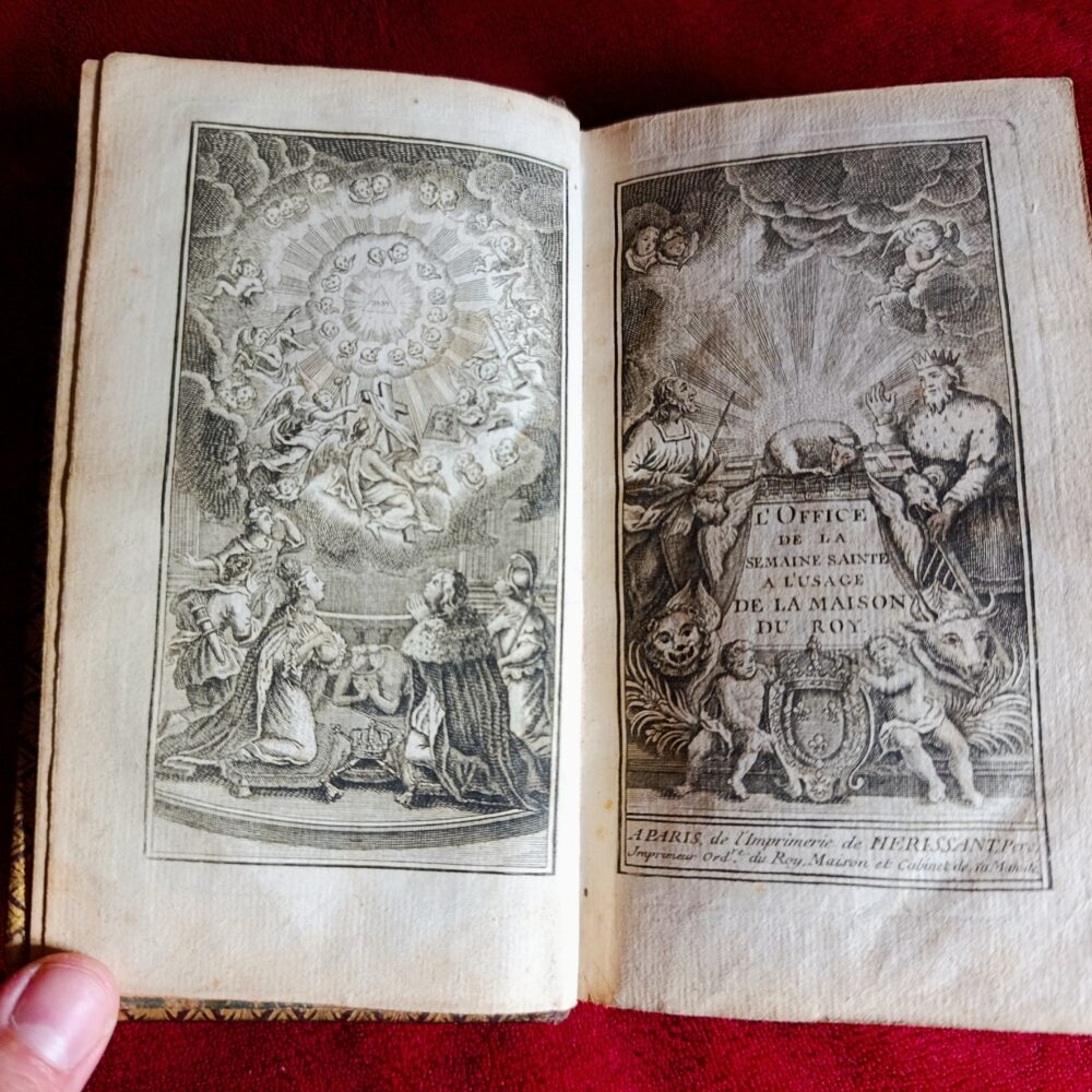 L'Office de la Semaine Sainte à l'usage de la Maison du Roi (...) [1772] [STARODRUK]