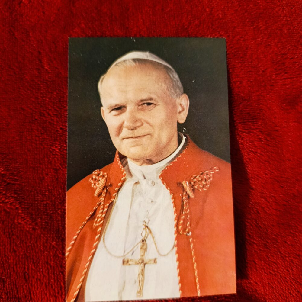 Obrazek papieski z pielgrzymki w 1979 roku